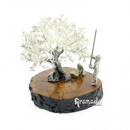 Olivo de Plata - Vareador y Recolectora 16 cm