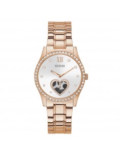 RELOJ GUESS BE LOVED ORO ROSA
