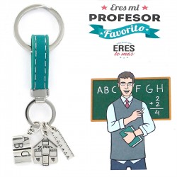 Llavero Plata Profesor