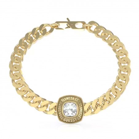 PULSERA ACERO GUESS CHAMPIONS DORADO JUMB01373JWYGS                   