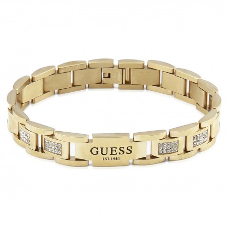 PULSERA GUESS ACERO DORADO FRONTIERS                                  