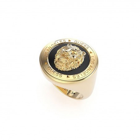 ANILLO GUESS LION KING DORADO TALLA 26                                