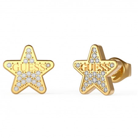PENDIENTES ACERO GUESS STUDS PARTY DORADO                             