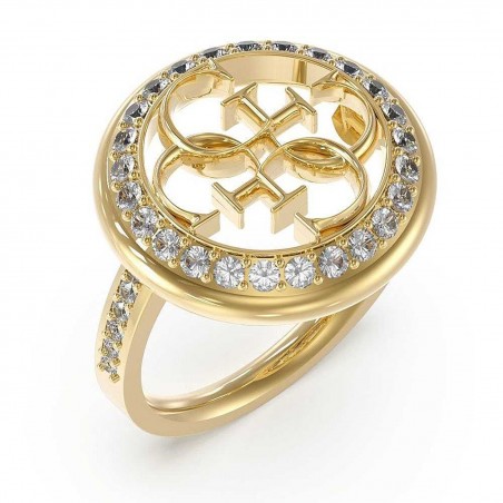 ANILLO ACERO GUESS LIFE IN 4G DORADO TALLA 16                         