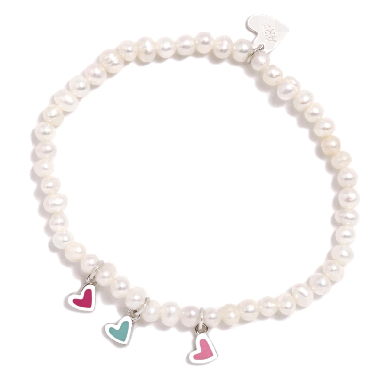 PULSERA PLATA AGATHA RUIZ DE LA PRADA DEGRADÉE 3 CORAZONES