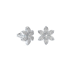 PENDIENTES ACERO GUESS WHITE LOTUS JUBE04145JWRHT-U                   