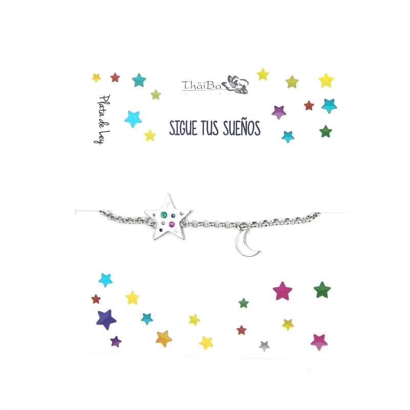 PULSERA PLATA SIGUE TUS SUEÑOS