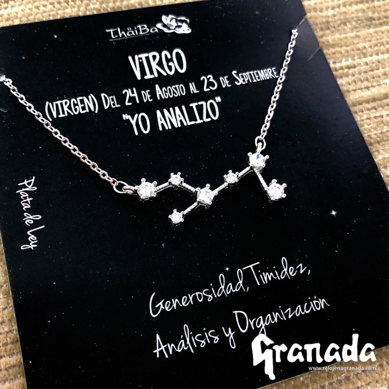 Gargantilla de plata Virgo