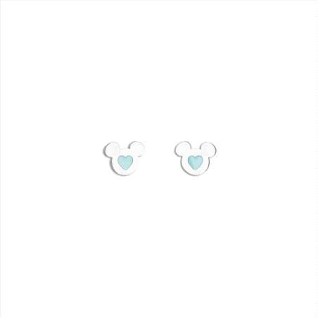 PENDIENTES ACERO DISNEY MICKEY MOUSSE                                 