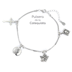 PULSERA PLATA CATEQUISTA                                              