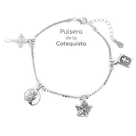 PULSERA PLATA CATEQUISTA                                              