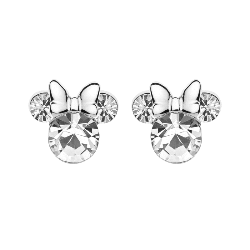 PENDIENTES PLATA DISNEY MINNIE MOUSSE CIRCONITAS                      