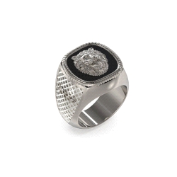 ANILLO ACERO GUESS CABALLERO LION KING TALLA 24 JUMR04003JWSTBK64     
