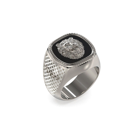 ANILLO ACERO GUESS CABALLERO LION KING TALLA 24 JUMR04003JWSTBK64     