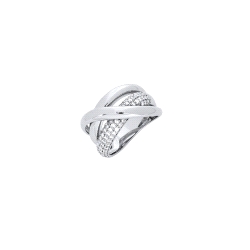 ANILLO VIDAL&VIDAL SEÑORA LUZ TIRAS CON CIRCONITAS                                                  