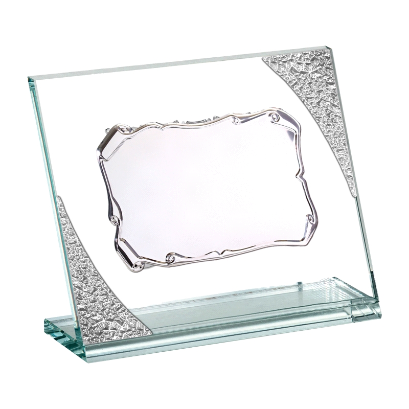 PLACA CONMEMORATIVA CRISTAL PERGAMINO                                 