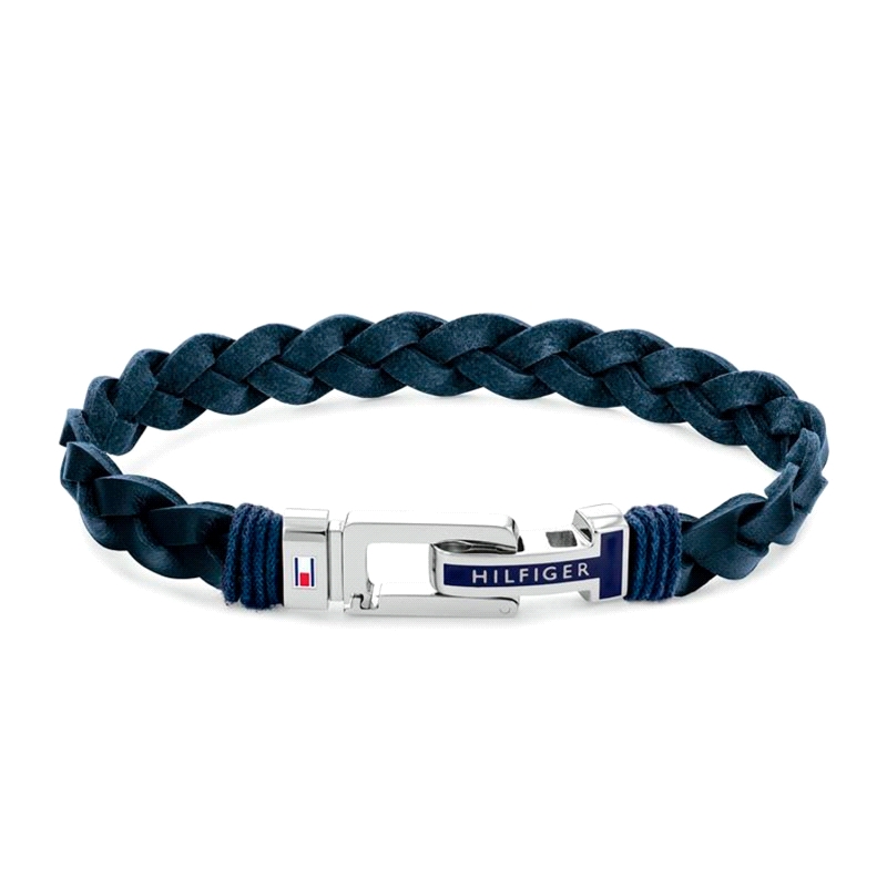 PULSERA TOMMY HILFIGER CABALLERO ACERO Y CUERO 2790308                