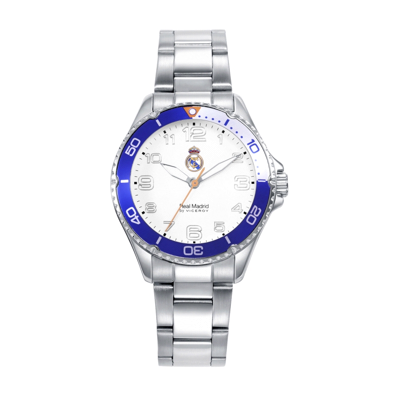 RELOJ VICEROY CADETE ACERO R. MADRID 41142-05                         