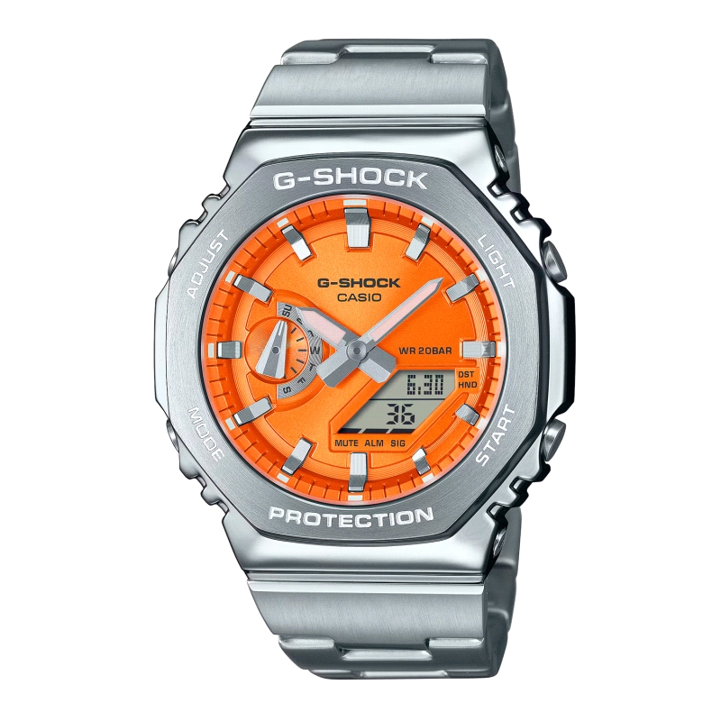 RELOJ CASIO G-SHOCK CABALLERO ACERO GM-2110D-4AER                     