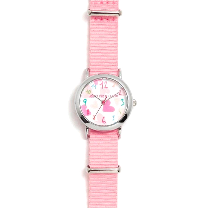 RELOJ AGATHA RUIZ DE LA PRADA STRAP ROSA                              