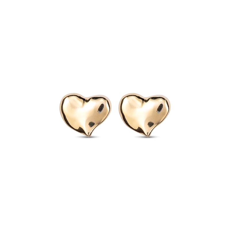 PENDIENTES UNO HEART ORO