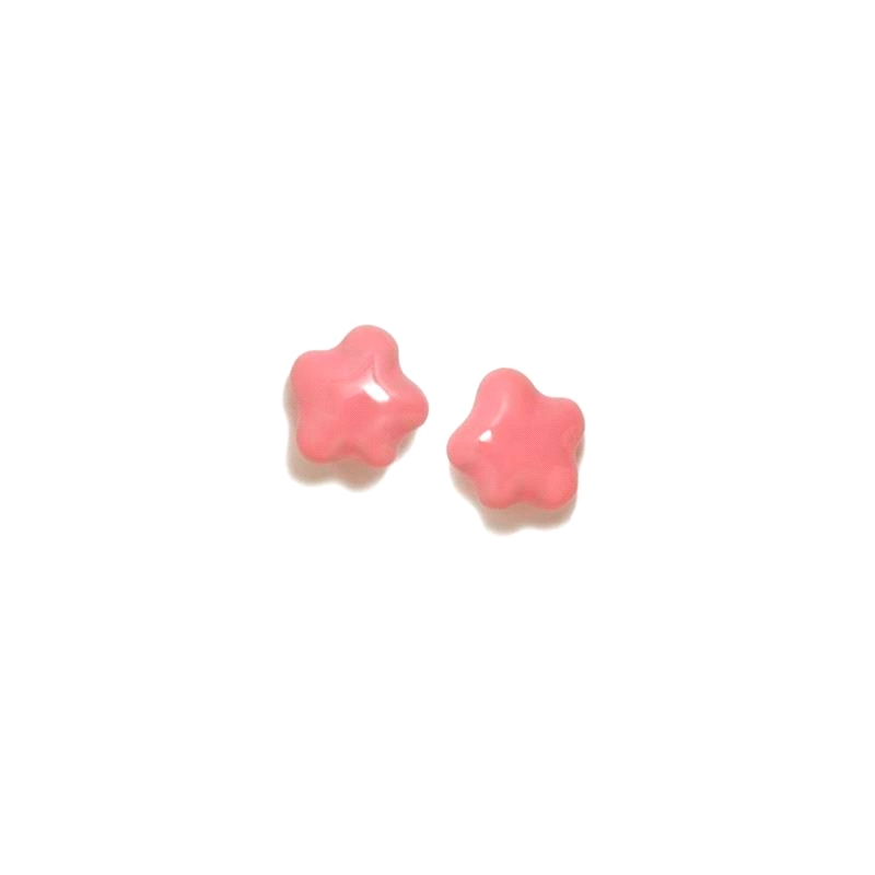 PENDIENTES PLATA AGATHA RUIZ DE LA PRADA KOONS FLOR ROSA              