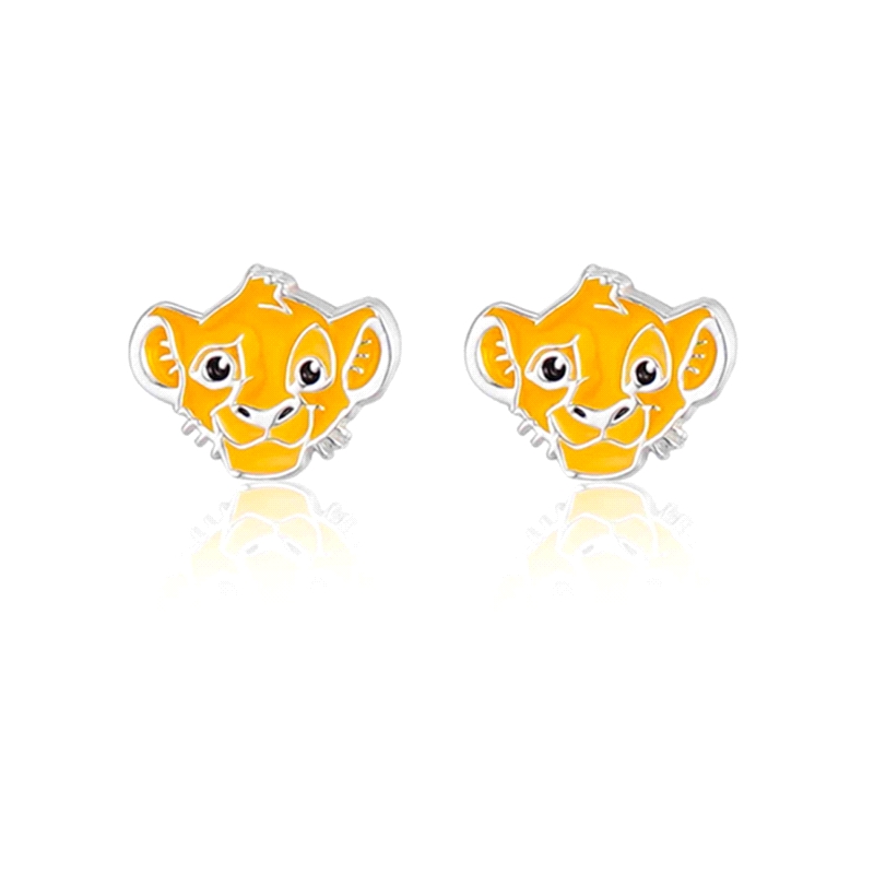 PENDIENTES PLATA DISNEY SIMBA                                         