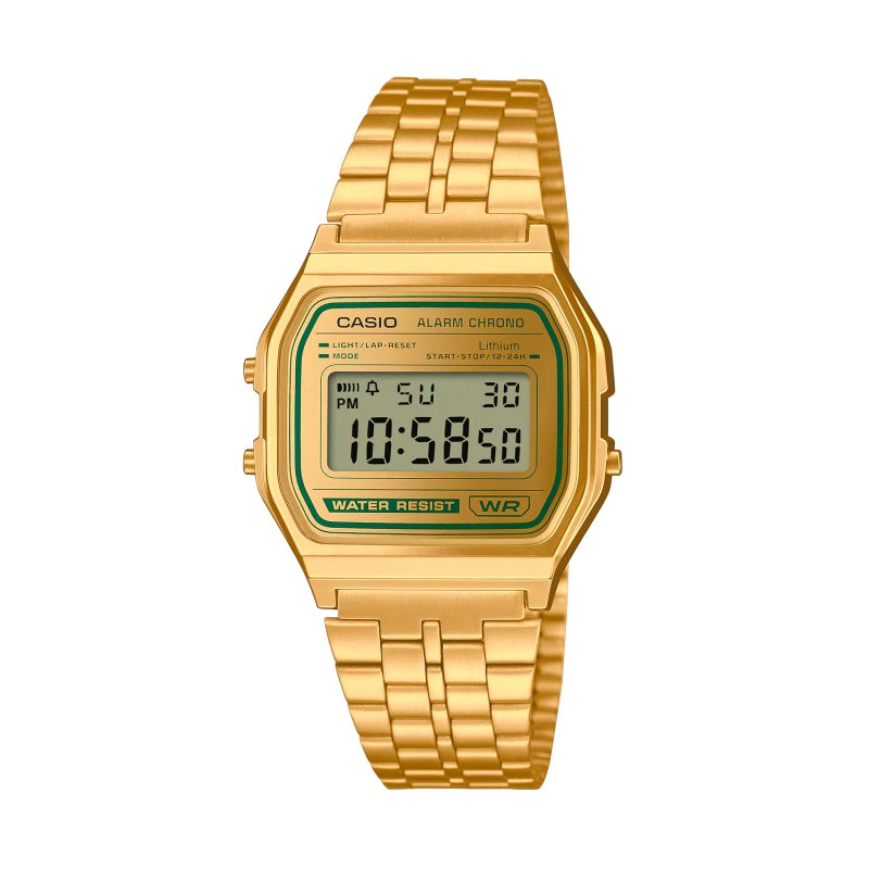 RELOJ CASIO VINTAGE DIGITAL A158WEGV-9AEF                             