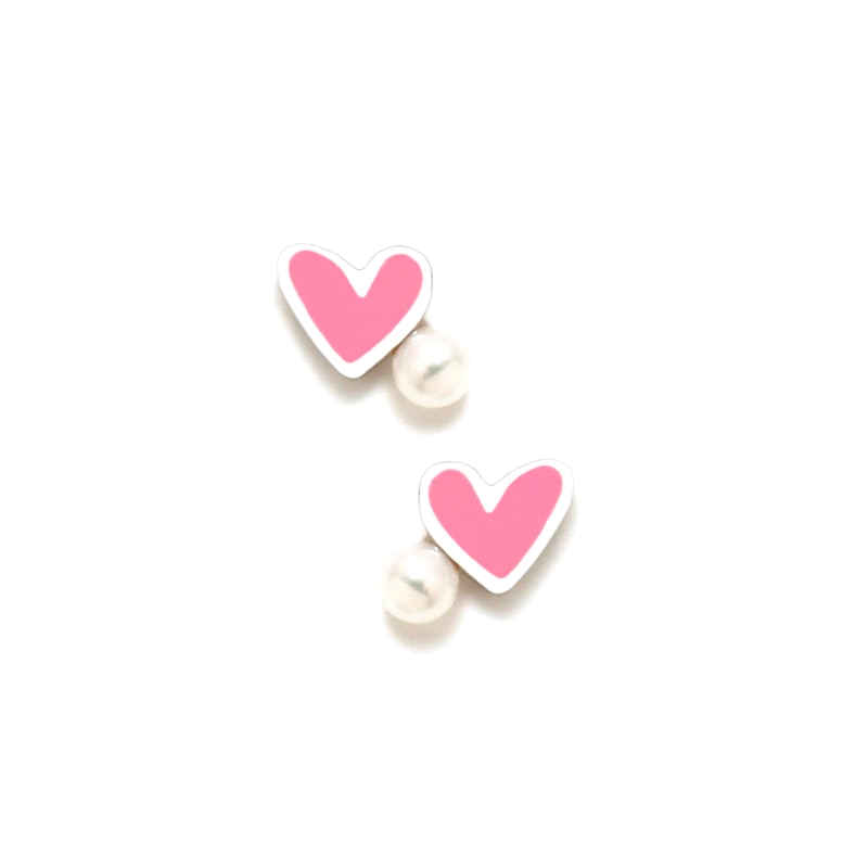 PENDIENTES PLATA AGATHA RUIZ DE LA PRADA TUYYO CORAZON NEW BEBÉ       