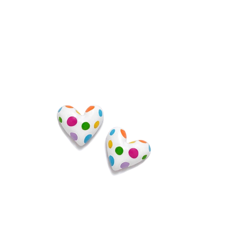 PENDIENTES PLATA AGATHA RUIZ DE LA PRADA CHARM CORAZON PECAS          