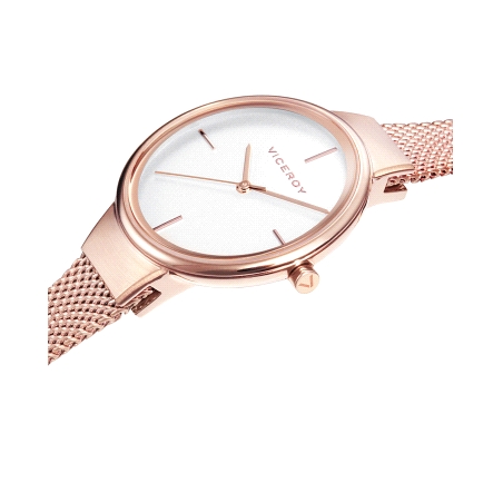 RELOJ ACERO IP ROSA BRAZALETE SRA VA