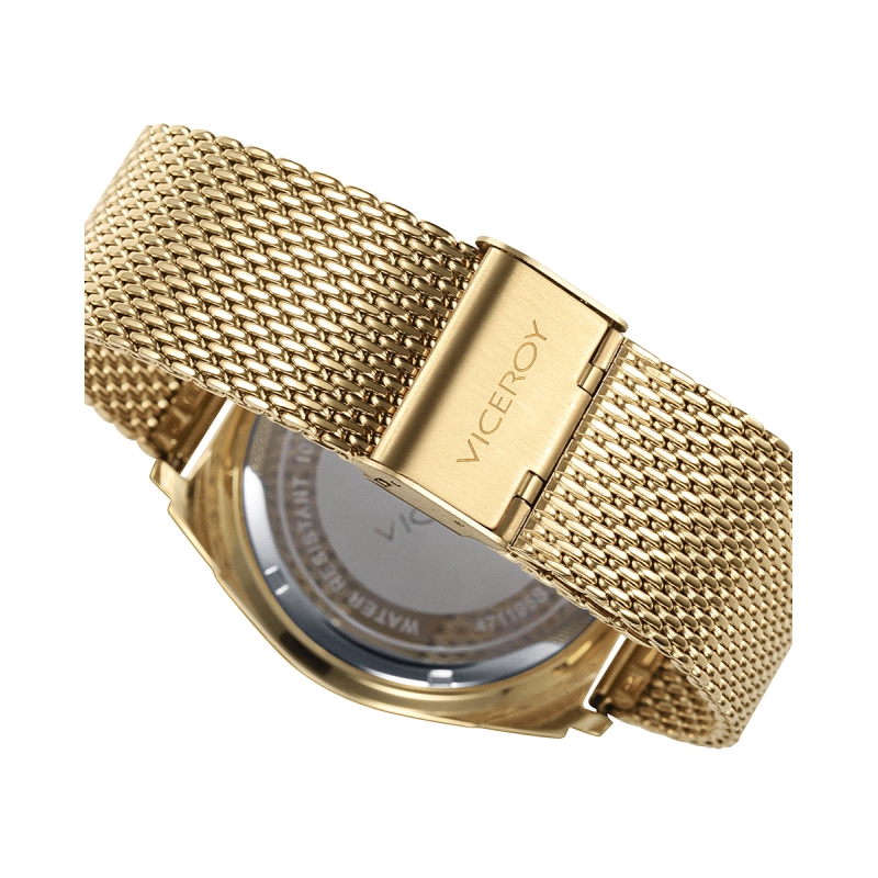 RELOJ VICEROY CABALLERO ACERO DORADO 471195-95