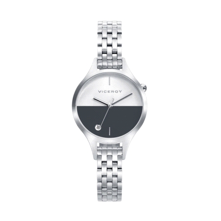 RELOJ ACERO SEÑORA VICEROY 42330-57
