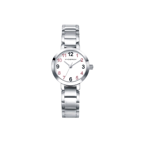 RELOJ ACERO NIÑA VICEROY