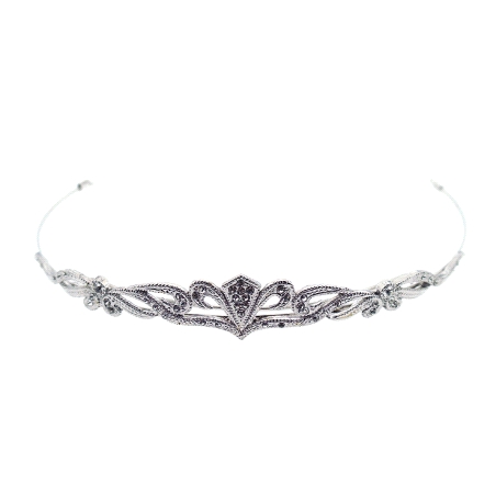 Peina para novias de Rodio y Circonita Blanca
