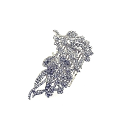 Peina para novias de Rodio y Circonita Blanca