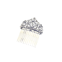 Peina para novias de Nacar y Circonita Blanca