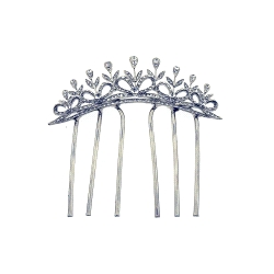 Peina para novias de Rodio y Circonita Blanca