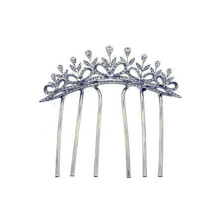 Peina para novias de Rodio y Circonita Blanca