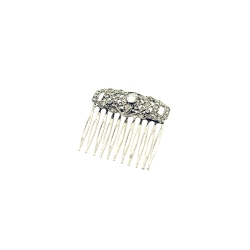 Peina para novias de Nacar y Circonita Blanca