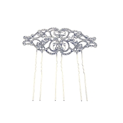 Peina para novias de Rodio y Circonita Blanca