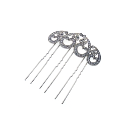 Peina para novias de Rodio y Circonita Blanca