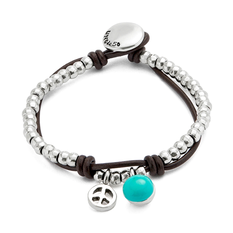 PULSERA RODIO UNO DE 50 SER FASCINANTE TALLA M PUL2530TURMTL0M