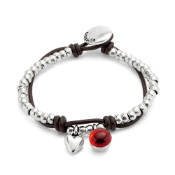 PULSERA RODIO UNO DE 50 SER FASCINANTE TALLA M PUL2527ROJMTL0M