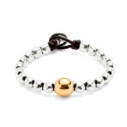PULSERA RODIO UNO DE 50 SER INTRÉPIDA TALLA M PUL2523OROMTL0M