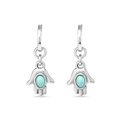 PENDIENTES RODIO UNO DE 50 HAMSA