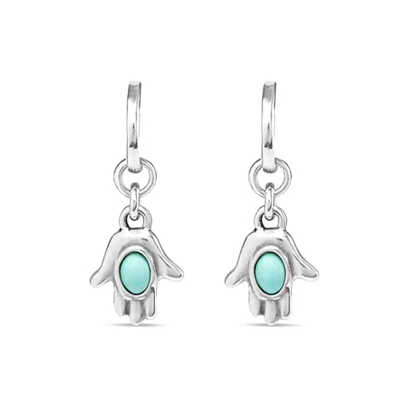 PENDIENTES RODIO UNO DE 50 HAMSA