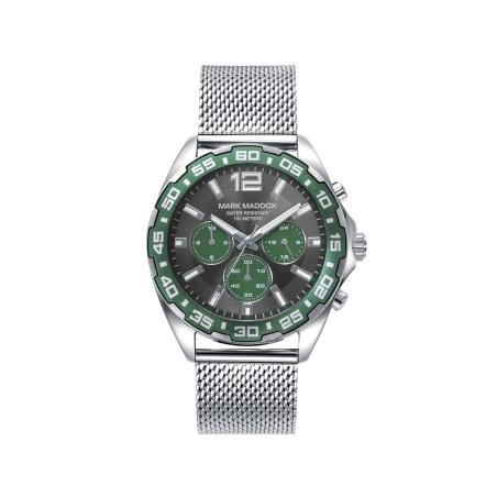 RELOJ MARK MADDOX CABALLERO MULTIFUNCION ACERO HM0144-15