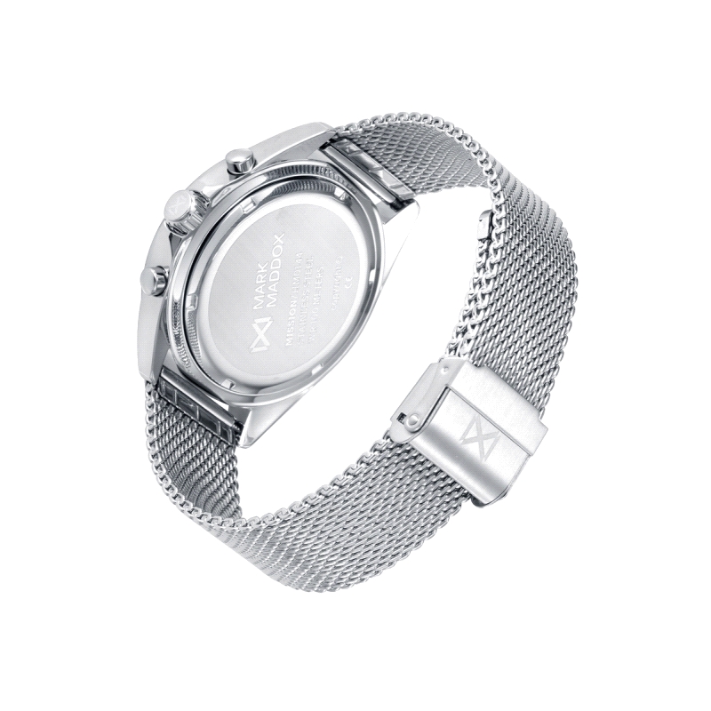 RELOJ MARK MADDOX CABALLERO MULTIFUNCION ACERO HM0144-15