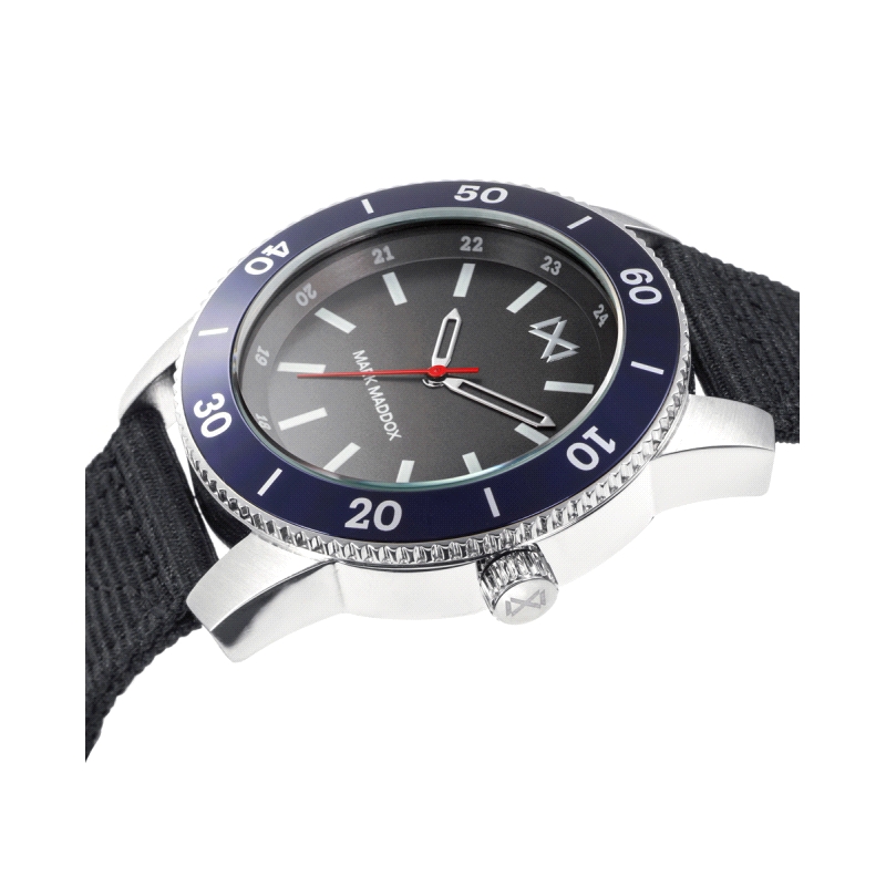 RELOJ MARK MADDOX ACERO Y ALUMINIO CABALLERO HC7124-46